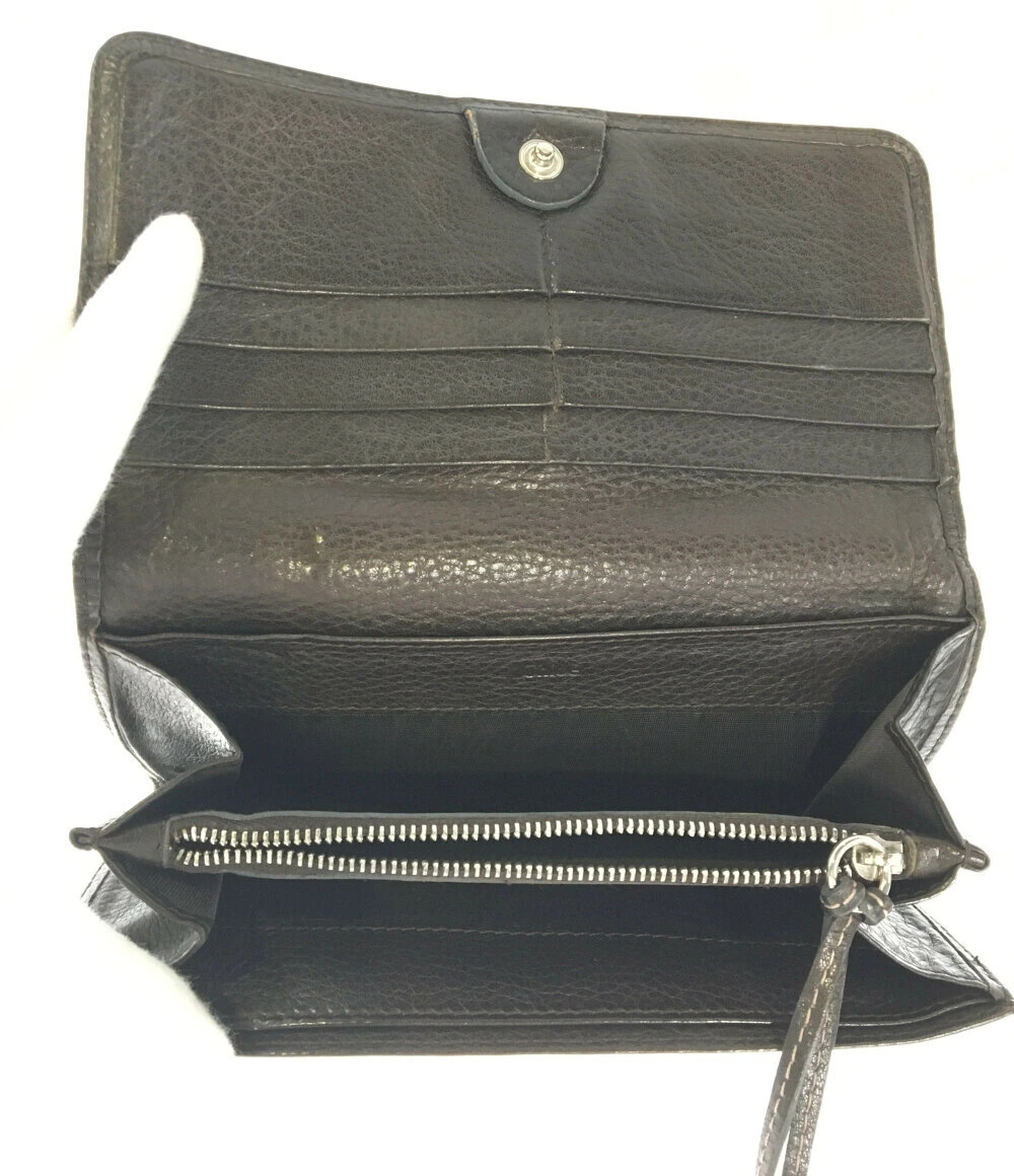 Chloe fold Wallet Bi Long Black